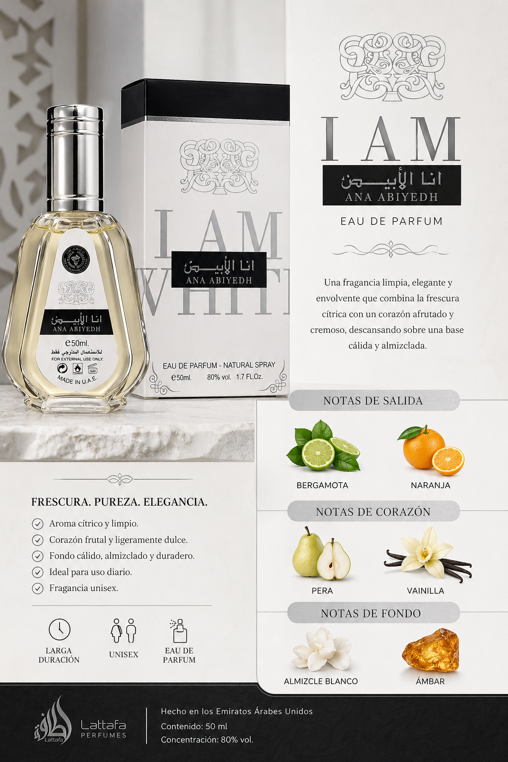 Eau de Parfum Ard al Zaafaran – Ana Abiyedh Eau de Parfum